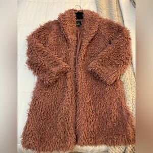 Wild Fable Rust Teddy Jacket